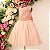 Vestido Salmão Detalhe Renda 4 ao 12 - Imagem 3