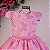 Vestido Infantil Rosa Borboleta Devorê 1 ao 4 - Imagem 4