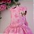 Vestido Infantil Rosa Borboleta Devorê 1 ao 4 - Imagem 2