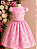 Vestido Infantil Rosa Borboleta Devorê 1 ao 4 - Imagem 1