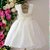 Vestido Infantil Juvenil Luxo Bege Com Renda 4 ao 12 - Imagem 4