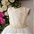 Vestido Infantil Juvenil Luxo Bege Com Renda 4 ao 12 - Imagem 2