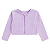Bolero Plush Infantil Lilás Juvenil 4 ao 16 - Imagem 1