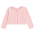 Bolero Plush Rosa Infantil Juvenil 4 ao 16 - Imagem 1