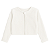 Bolero Plush Branco Infantil Juvenil 4 ao 16 - Imagem 1