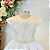 H1165 Vestido Infantil Festa Bege com Pérolas 4 ao 12 - Imagem 3