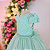 Vestido Infantil Festa Verde 4 ao 12 - H1146 - Imagem 2
