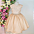 H1169 Vestido Infantil Festa Bege 4 ao 12 - Imagem 1