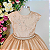 H1169 Vestido Infantil Festa Bege 4 ao 12 - Imagem 3