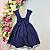 Vestido Infantil Festa Azul Marinho 4 ao 12 - H1124 - Imagem 4