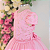 Vestido Rosa Saia Brilho - H1121 - Imagem 2