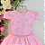 Vestido Rosa Saia Brilho - H1121 - Imagem 3