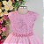 Vestido Infantil Rosa Luxo 4 ao 12 - H1136 - Imagem 3