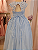 6370AZ Vestido Daminha Longo Azul 4 ao 16 - Imagem 4