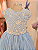 6370AZ Vestido Daminha Longo Azul 4 ao 16 - Imagem 3