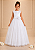 6371 Vestido Daminha Longo Branco Flor 4 ao 16 - Imagem 2