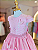 5368R Vestido Infantil Luxo Borboletas Paetê Rosa 1 ao 4 - Imagem 2