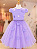 5368L Vestido Infantil Luxo Borboletas Paetê Lilás 1 ao 4 - Imagem 1