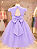 5368L Vestido Infantil Luxo Borboletas Paetê Lilás 1 ao 4 - Imagem 3