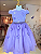 5368L Vestido Infantil Luxo Borboletas Paetê Lilás 1 ao 4 - Imagem 1
