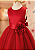 6365VM Vestido Infantil Luxo Flor Vermelho 4 ao 16 - Imagem 2