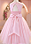 6365R Vestido Infantil Luxo Flor Rosa 4 ao 16 - Imagem 3