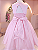 6365R Vestido Infantil Luxo Flor Rosa 4 ao 16 - Imagem 3