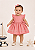 4297 Vestido Bebe Listrado 100% Algodão Ponto Palito P ao GG - Imagem 1