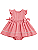 4297 Vestido Bebe Listrado 100% Algodão Ponto Palito P ao GG - Imagem 1