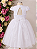 5369 Vestido Infantil Luxo Branco 1 ao 4 - Imagem 3