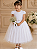 5369 Vestido Infantil Luxo Branco 1 ao 4 - Imagem 2