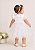 4301 Vestido Bebe Branco Batizado Luxo P ao GG - Imagem 2