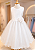 6365BR Vestido Infantil Luxo Flor Branco 4 ao 16 - Imagem 1