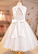 6365BR Vestido Infantil Luxo Flor Branco 4 ao 16 - Imagem 3