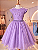 6374 Vestido Lilás Gliter 4 ao 12 - Imagem 1