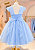 6373AZ Vestido Azul Princesa 4 ao 16 - Imagem 4