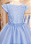 6374AZ Vestido Festa Azul Glitter 4 ao 12 - Imagem 4