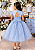 6374AZ Vestido Festa Azul Glitter 4 ao 12 - Imagem 3