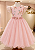 H1210RS Vestido Festa Rosa Renda Color 4 ao 16 - Imagem 2