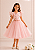 H1210RS Vestido Festa Rosa Renda Color 4 ao 16 - Imagem 1