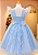H1210AZ Vestido Festa Azul Renda Color 4 ao 16 - Imagem 3