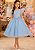 H1210AZ Vestido Festa Azul Renda Color 4 ao 16 - Imagem 1