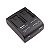 SWIT S-3602D Carregador Duplo e Fonte AC para Baterias Canon LP-E6 - Imagem 1