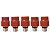 5x Valvula de Enchimento Alta M12x1,5 com Valvula Schrader Removivel R134a - Imagem 3