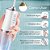 Irrigador Oral Portátil, 3 Modos de Limpeza, Tanque 220ML, Jato Supersônico para Dentes e Gengivas - Imagem 6