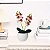Mini Vaso Arranjo Orquideas Decorativas | Vaso Flores Artificiais | Arranjo Artificial para Decorações | Plantas para Decoração de Casa, Sala De Estar, Casamento & Escritorio - Imagem 2
