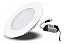 LUMINARIA LED PLAFON REDONDO EMBUTIR  3000K 3W 8X8CM - Imagem 1