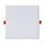 PAINEL LED BLUMENAU FRAMELESS 32W QUADRADO 3000K - Imagem 1