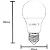 LÂMPADA LUMANTI LED BULBO 15W 6500K - Imagem 2
