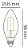 LÂMPADA LUMANTI FILAMENTO VELA CLEAR LED 4W 7200K E14 - Imagem 2